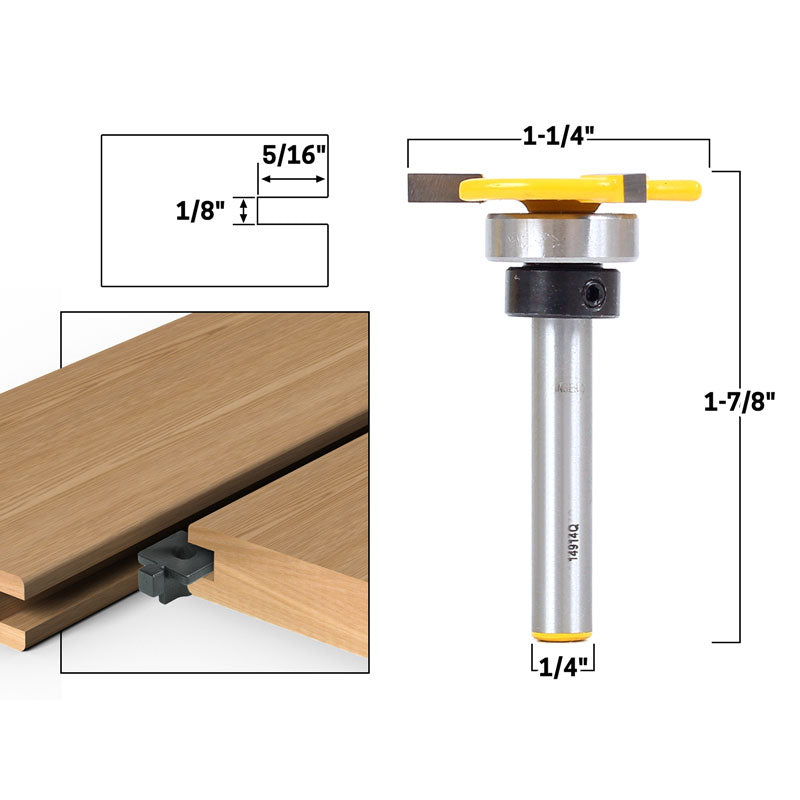 Flush Trim Template Router Bit Set