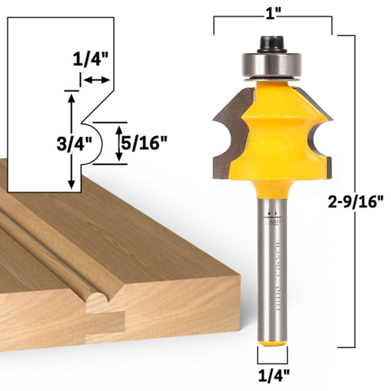 Flush Trim Template Router Bit Set