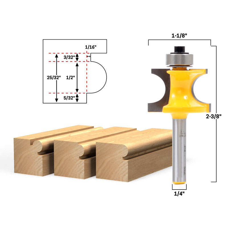 Flush Trim Template Router Bit Set