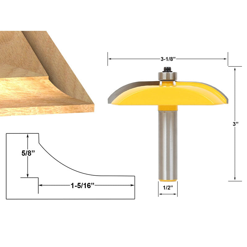 Flush Trim Template Router Bit Set