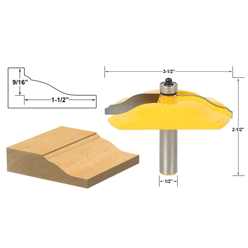 Flush Trim Template Router Bit Set