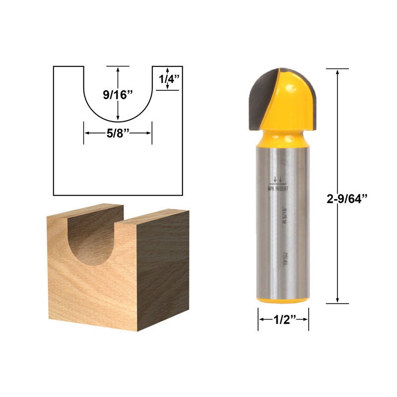 Flush Trim Template Router Bit Set
