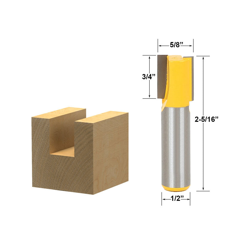 Flush Trim Template Router Bit Set