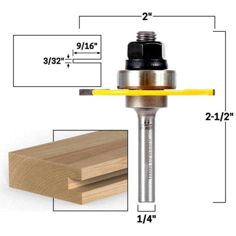 Flush Trim Template Router Bit Set