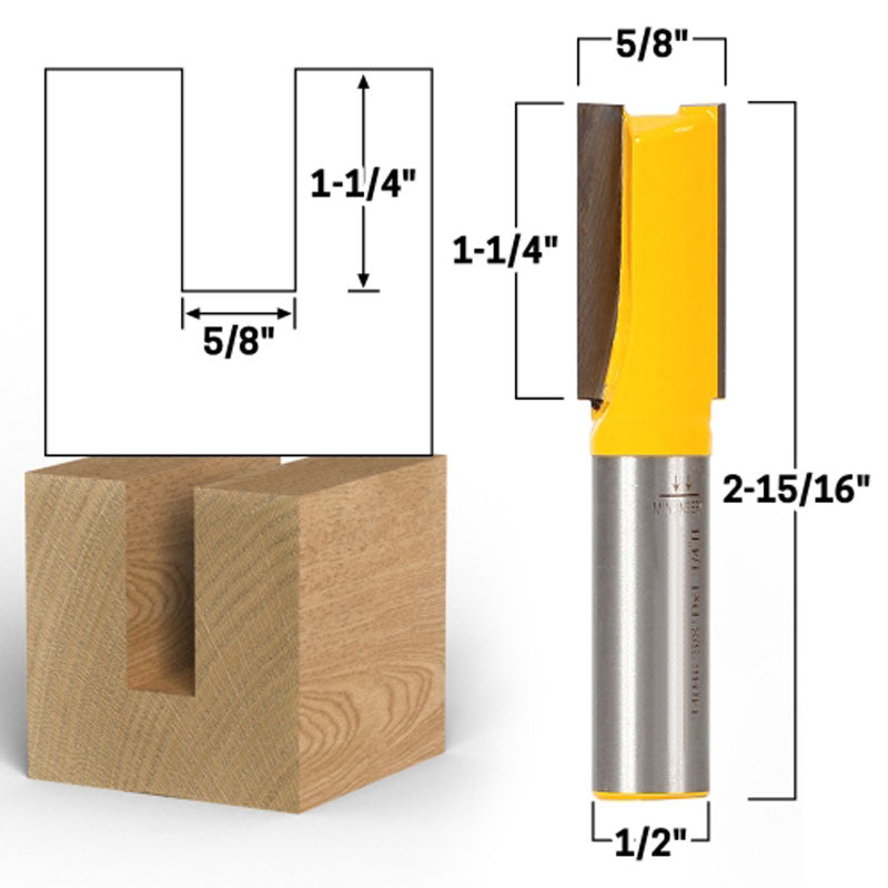 Flush Trim Template Router Bit Set