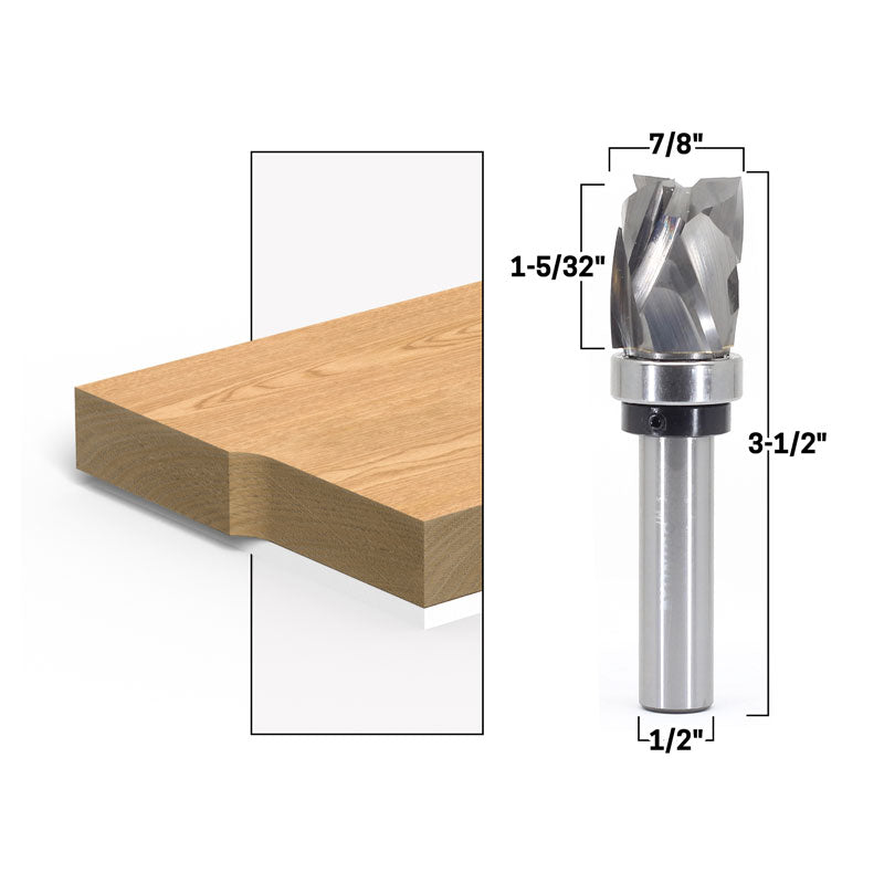 Top Bearing Ultra Perfomance Compression Flush Trim 1/2