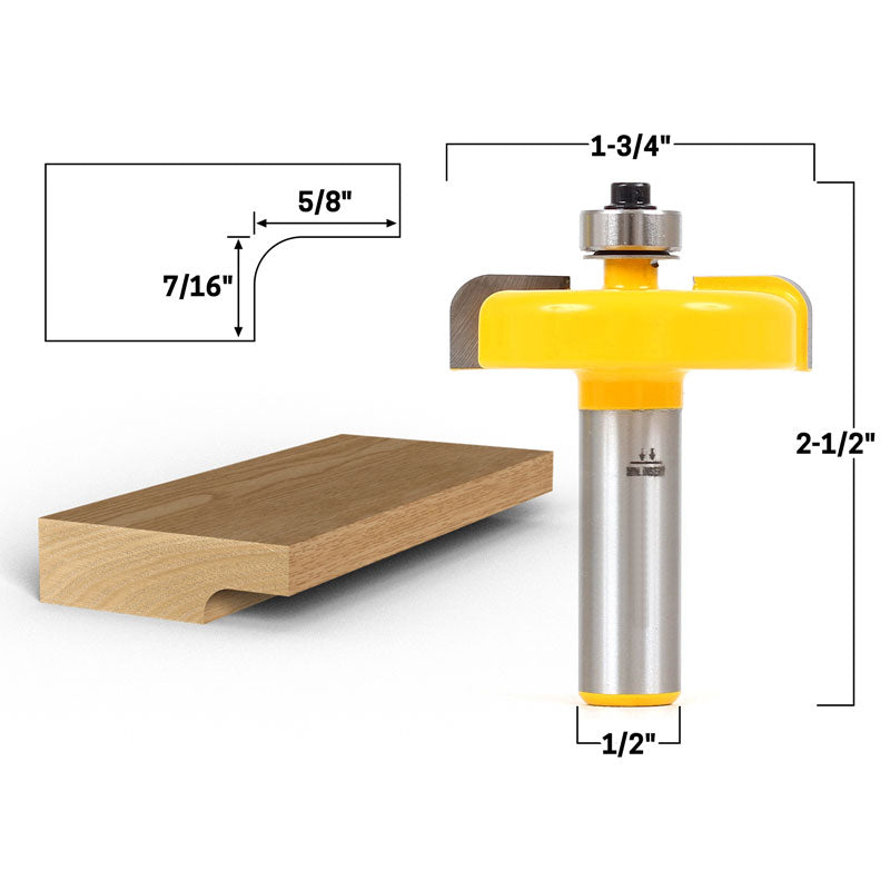 Flush Trim Template Router Bit Set