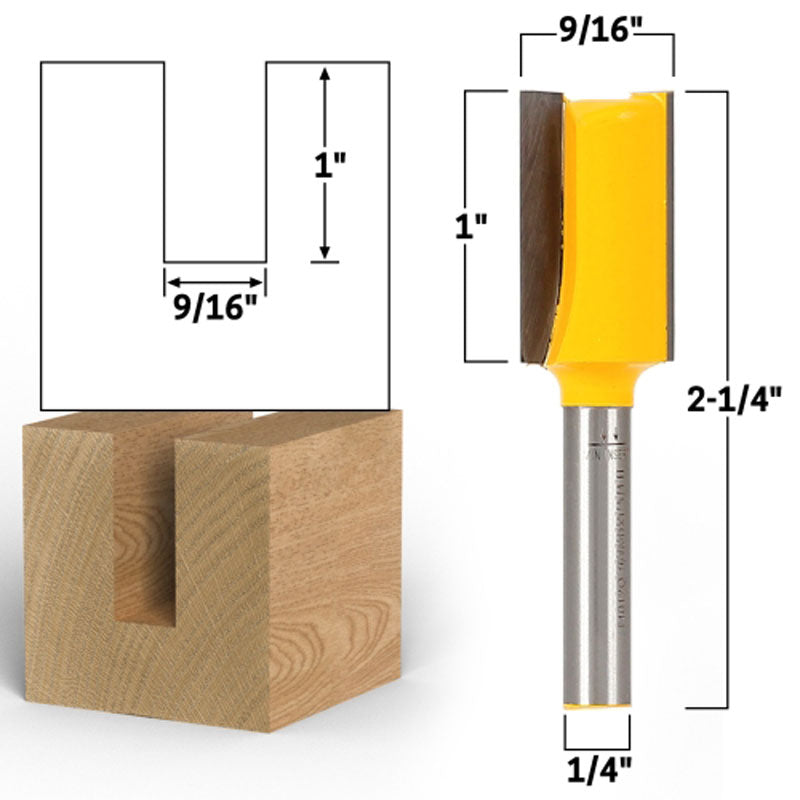 Flush Trim Template Router Bit Set