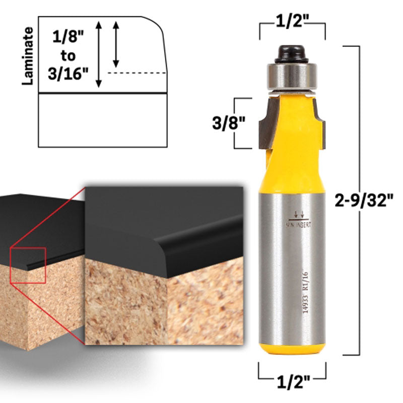 Flush Trim Template Router Bit Set