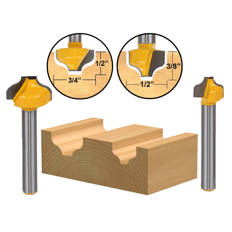 2 Bit Ogee Groove 1/4