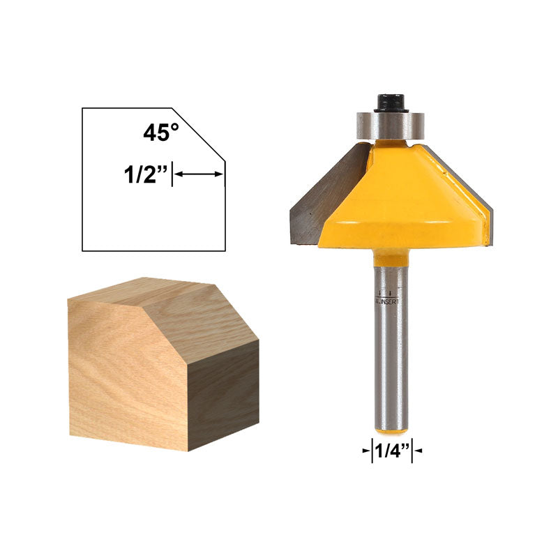 45° Chamfer/Bevel Edging Large 1/4