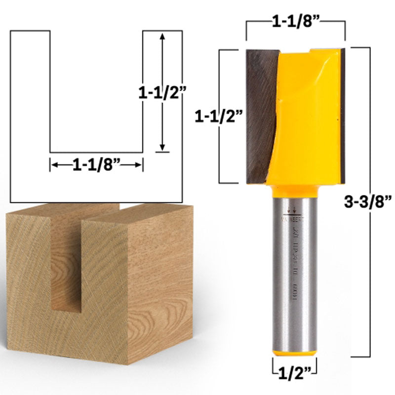 Flush Trim Template Router Bit Set