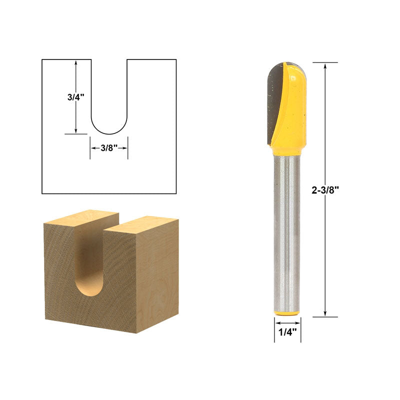 Core Box Router Bit 3/8