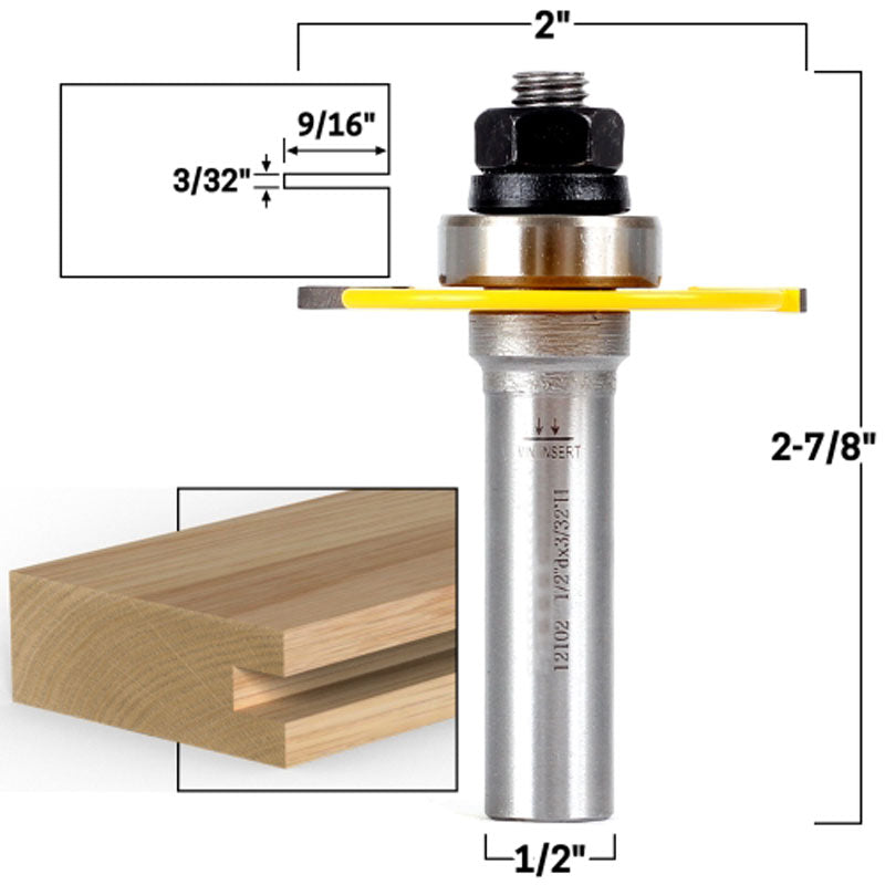 Flush Trim Template Router Bit Set