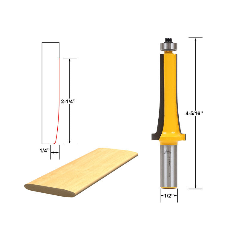 Flush Trim Template Router Bit Set