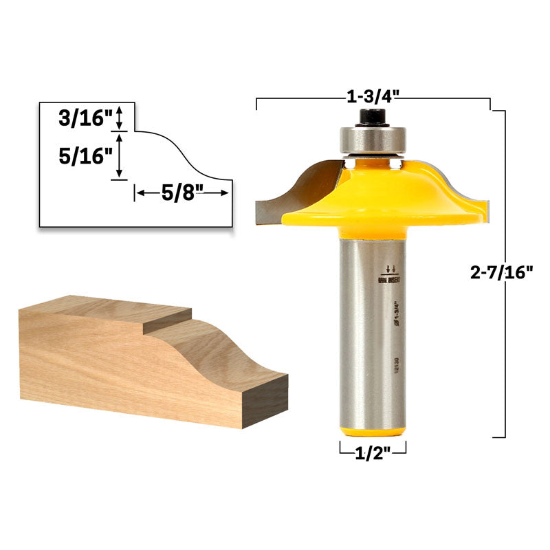 Flush Trim Template Router Bit Set