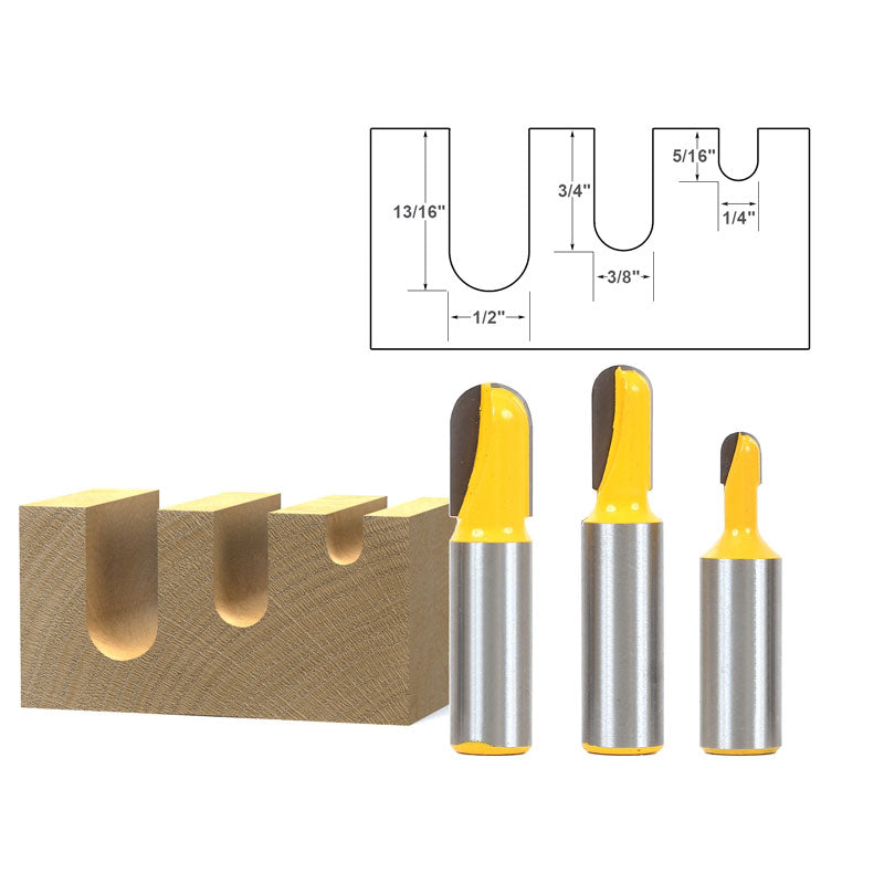 Core Box Router Bits 1/2
