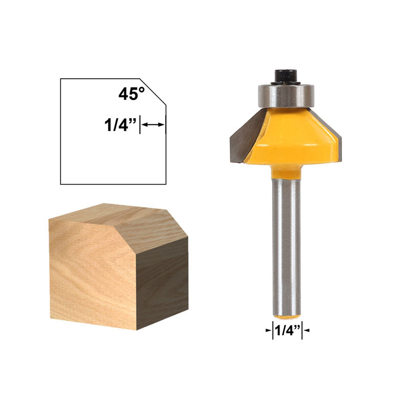 45° Chamfer/Bevel Edging Small 1/4