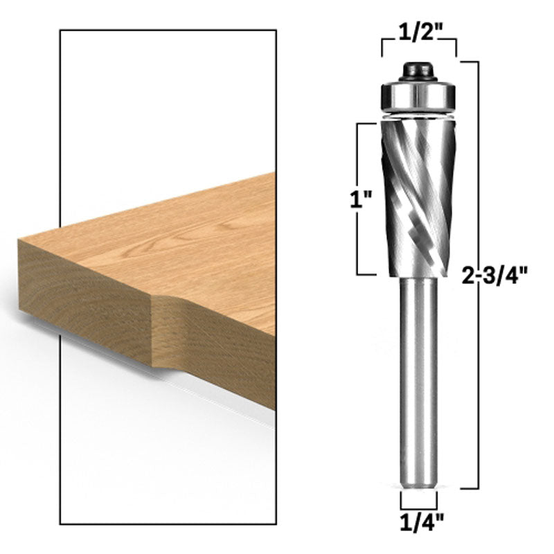 Top Bearing Upcut Ultra Performance Flush Trim 1