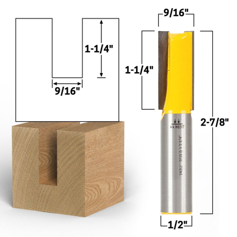 Flush Trim Template Router Bit Set