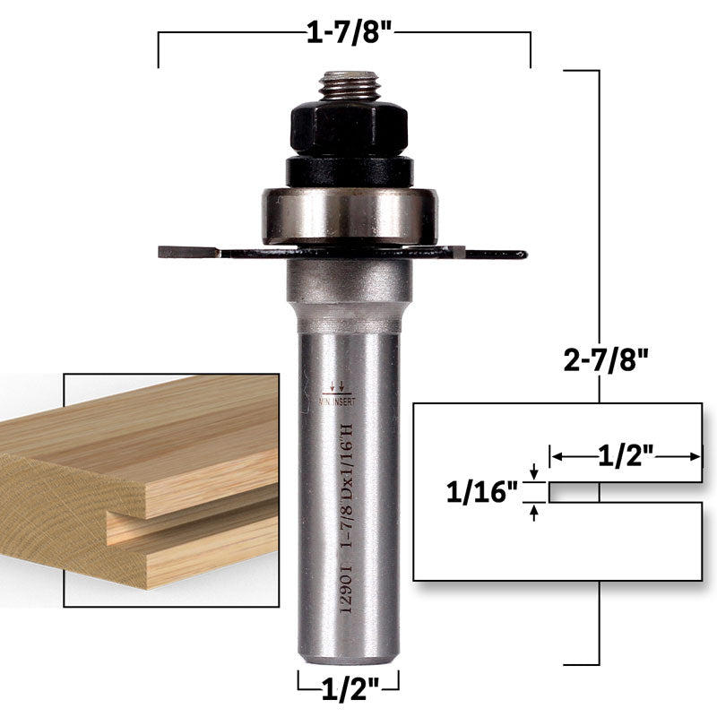 Flush Trim Template Router Bit Set