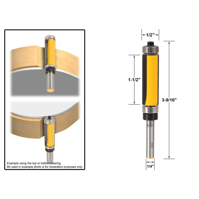 Flush Trim Template Router Bit Set