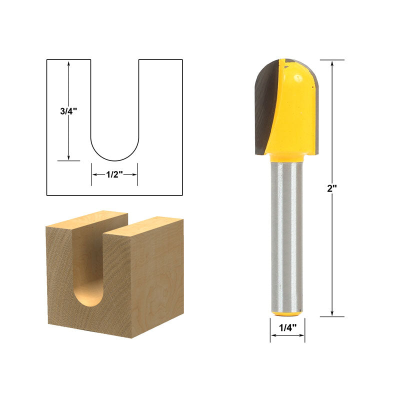 Flush Trim Template Router Bit Set