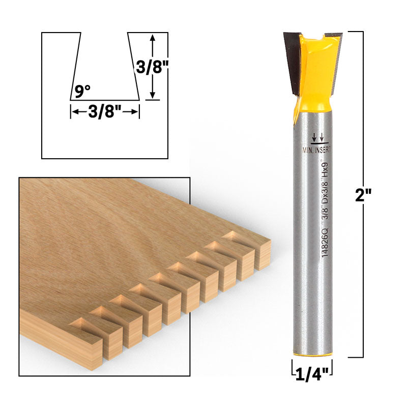 14° X 3/8