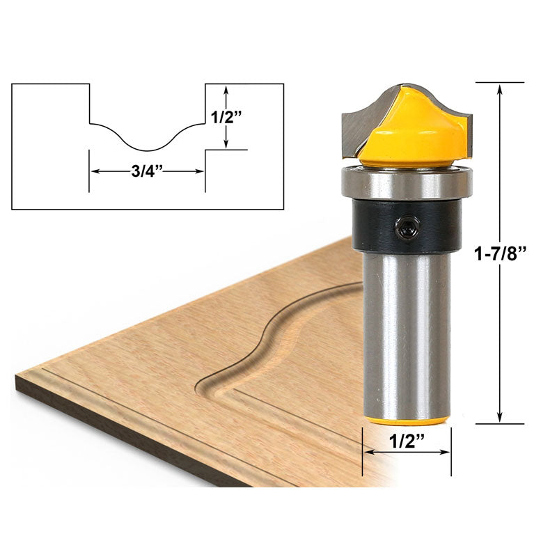 Flush Trim Template Router Bit Set