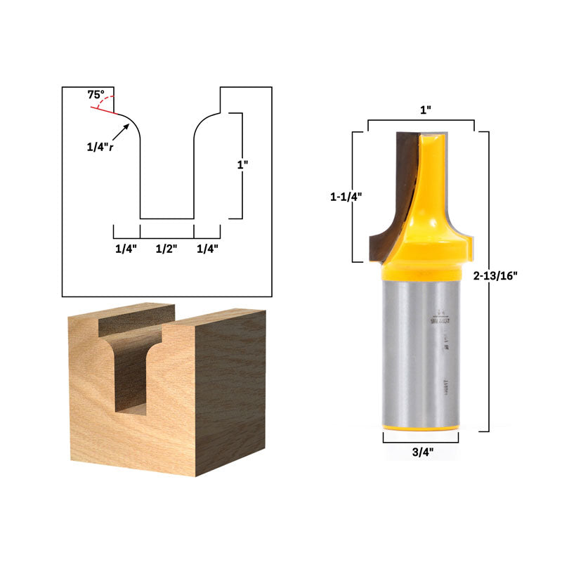 Flush Trim Template Router Bit Set