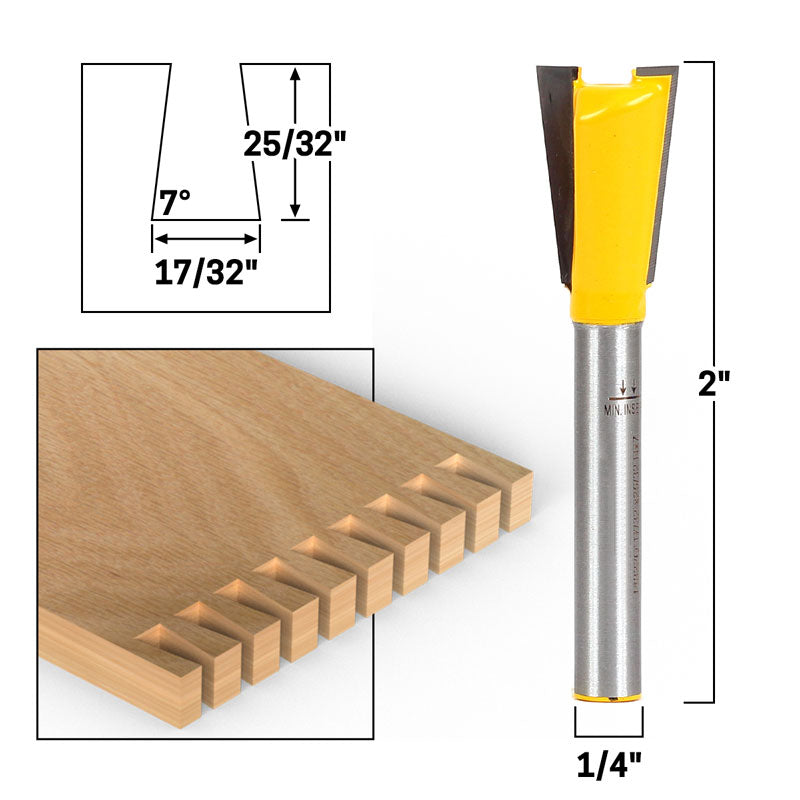 7° X 17/32