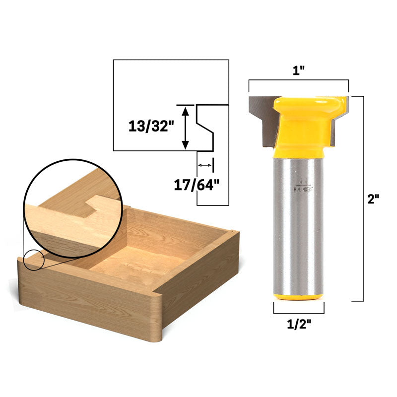 Reversible Drawer Front Joint 1/2