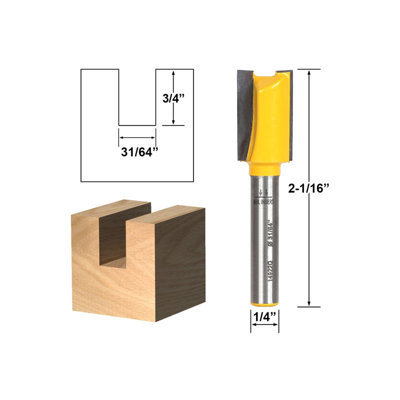 Flush Trim Template Router Bit Set