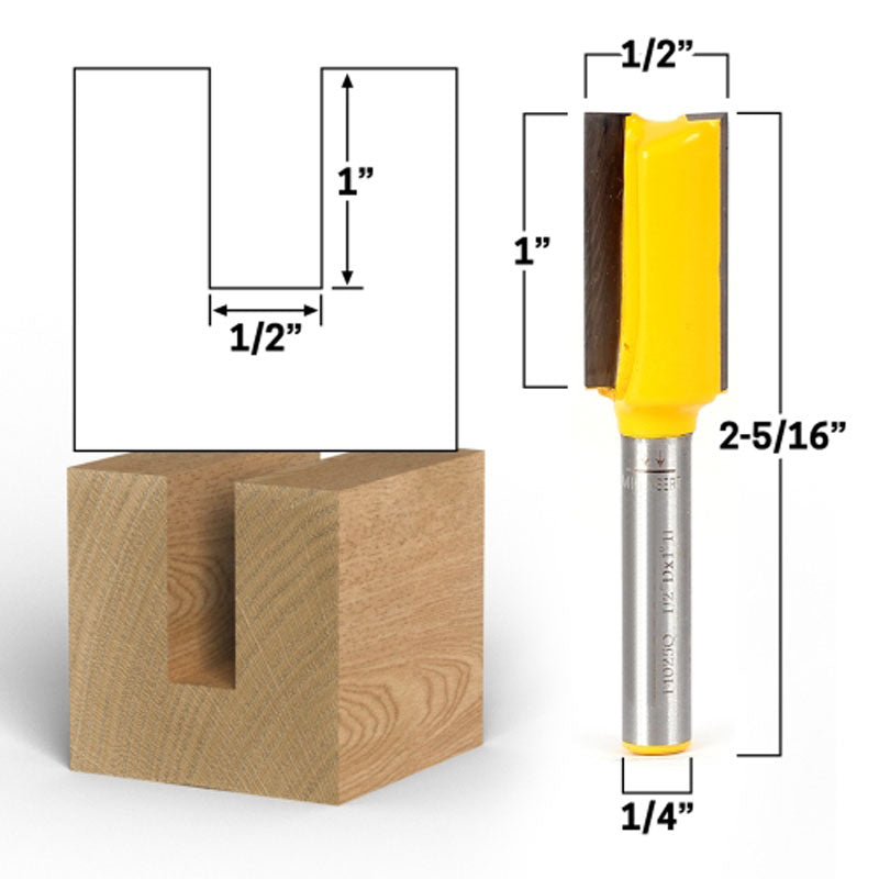 Flush Trim Template Router Bit Set