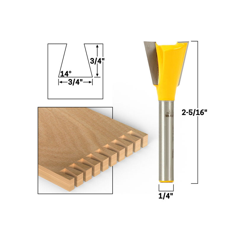 14° X 3/4