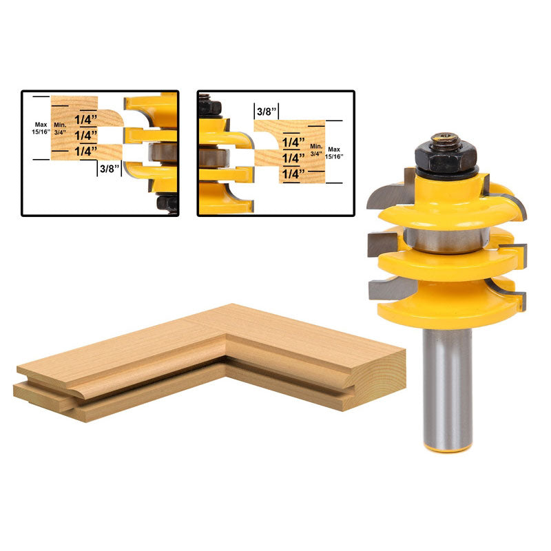 Flush Trim Template Router Bit Set