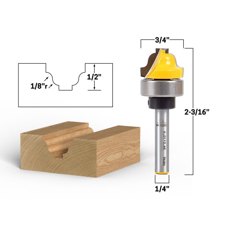 Flush Trim Template Router Bit Set
