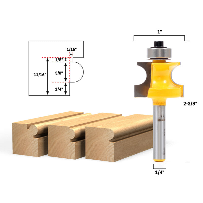 Flush Trim Template Router Bit Set