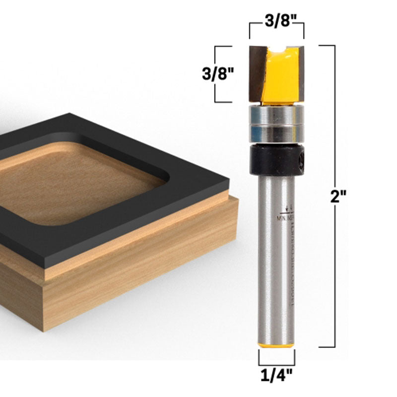 Flush Trim Template Router Bit Set