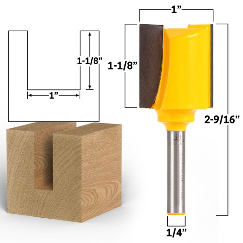 Flush Trim Template Router Bit Set