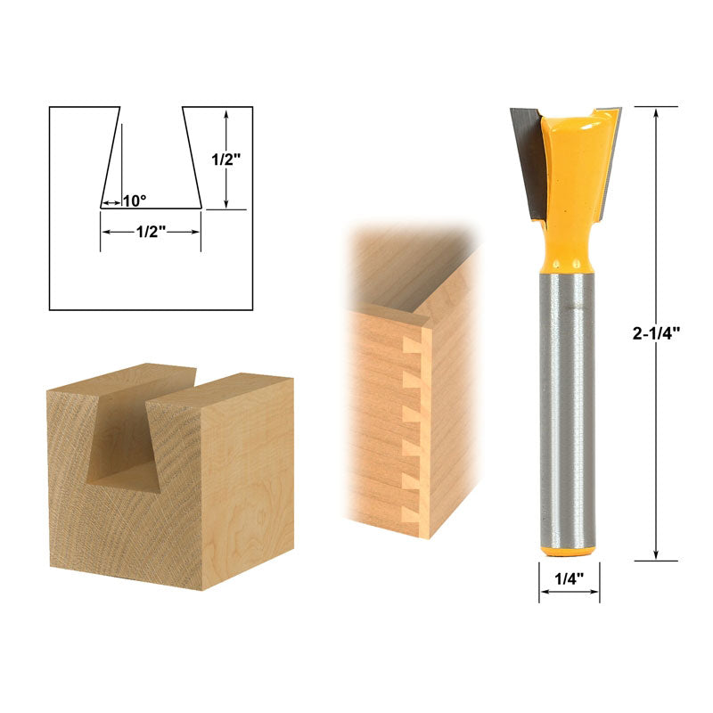 Flush Trim Template Router Bit Set