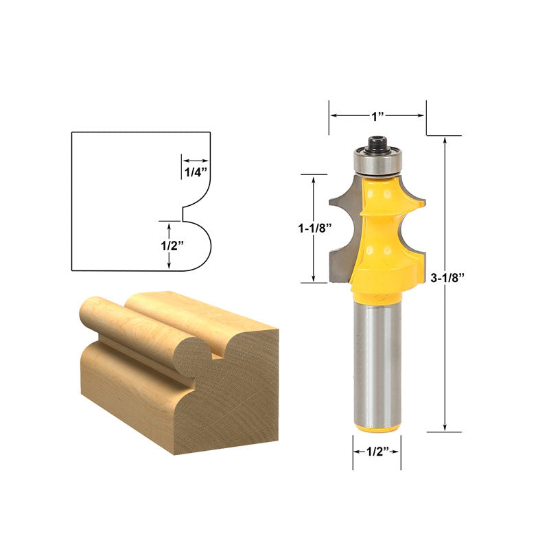 Flush Trim Template Router Bit Set