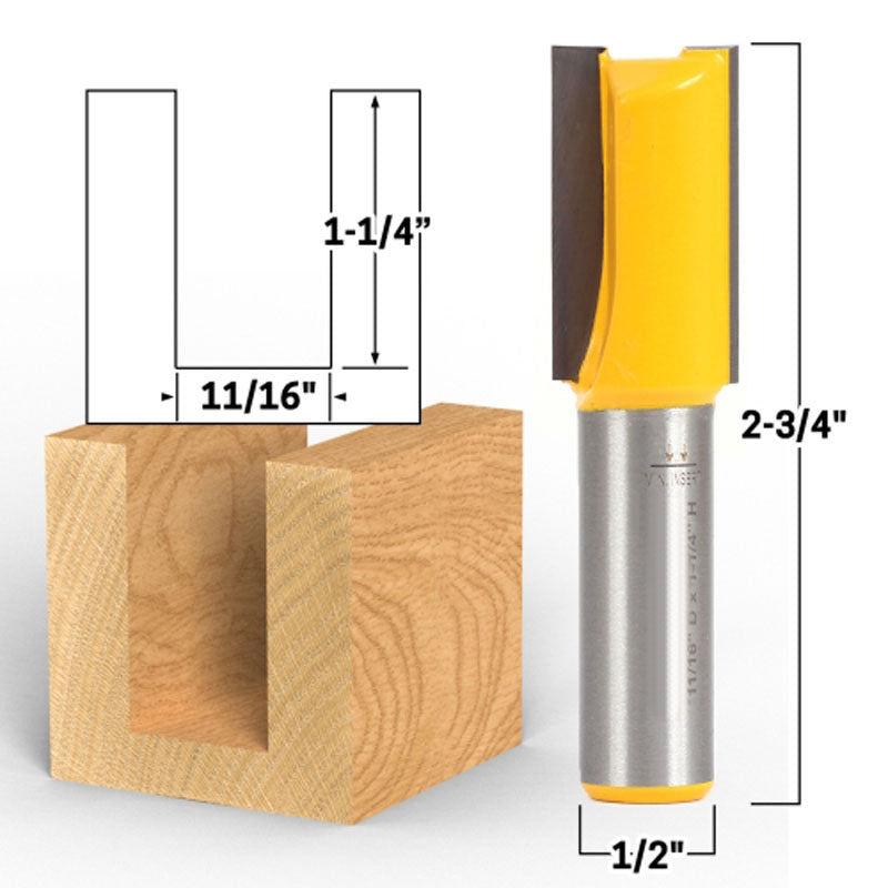 Flush Trim Template Router Bit Set