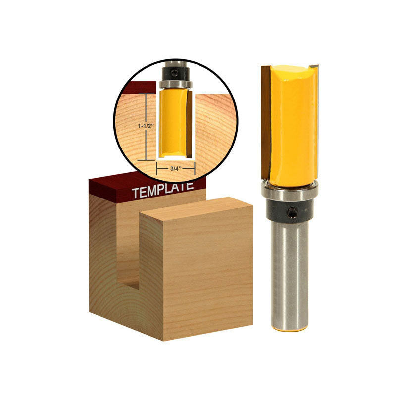 Flush Trim Template Router Bit Set