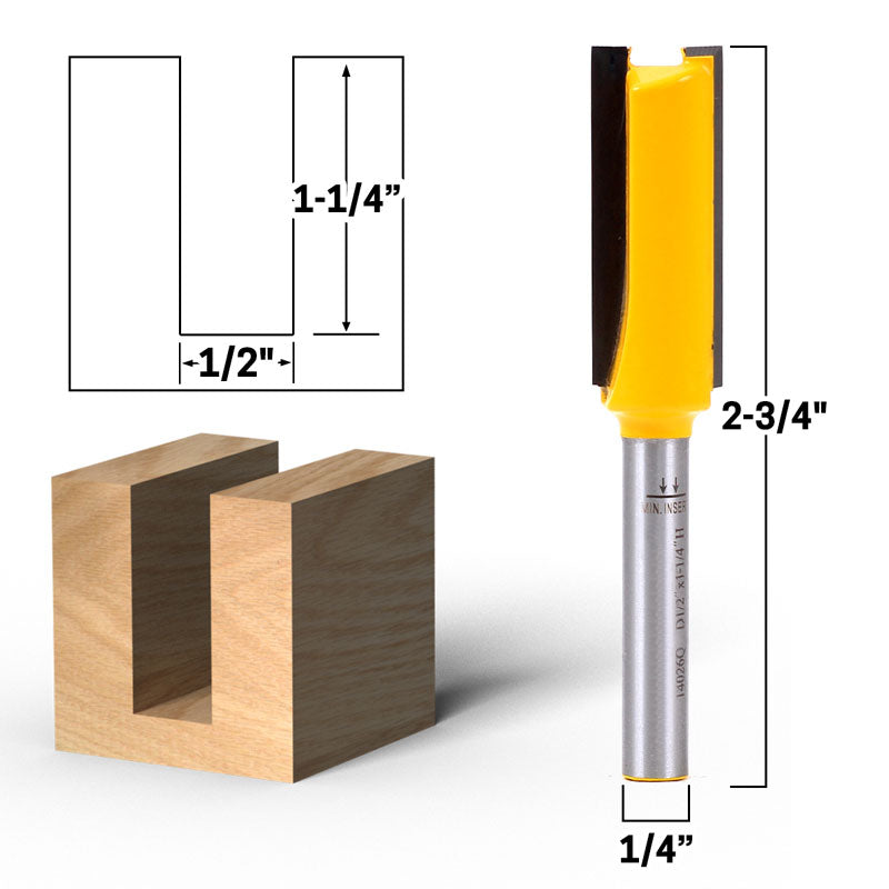 Flush Trim Template Router Bit Set