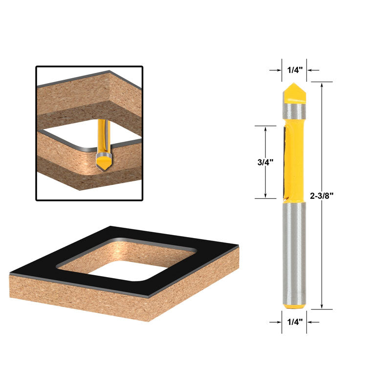 Flush Trim Template Router Bit Set