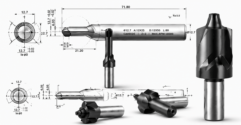 Custom carbide router bits for OEM and ODM service